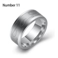 thumbnail image 4 of facefd Men Stainless Steel 8mm Ring Fish Hook Rings Fishing Band Loop Simple Style Fashion Accessory Jewelry Gifts for 11, 4 of 9