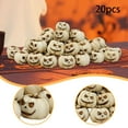 thumbnail image 6 of CarpNettore 20Pcs Halloween Pumpkin Statue Resin Figurine Collectible Artwork Gift Sculpture White, 6 of 9