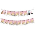 thumbnail image 4 of KYAIGUO Farm Animal Birthday Party Decorations Pink Theme Party Supplies Balloons Cake Decorations Happy Birthday Banner for Kids Girls & Baby Shower, 4 of 6