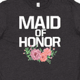 thumbnail image 4 of Inktastic Maid of Honor with Flower Illustration Youth T-Shirt, 4 of 5