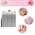 thumbnail image 5 of Pinceles para decoración de uñas, para decoración de uñas y pintura detallada facial., 5 of 5