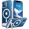 thumbnail image 1 of Funda con Soporte Magnético invisible, Delgada Mate, para iPhone 12/12 Pro, Soporte Transparente, 1 of 7