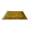 thumbnail image 2 of Ahgly Company Machine Washable Indoor Rectangle Oriental Yellow Traditional Area Rugs, 3' x 5', 2 of 4