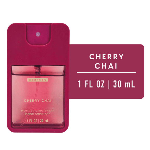 Scent Theory Hand Sanitizer Spray, Cherry Chai, 1 fl oz