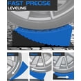 thumbnail image 3 of RV Leveling Blocks Ramp Kit, 2 Packs Camper Leveler System for Travel with Two Chocks, 2 Anti-Slip Mats, 1T Bubble Level and Carry Bag, Up, 3 of 7