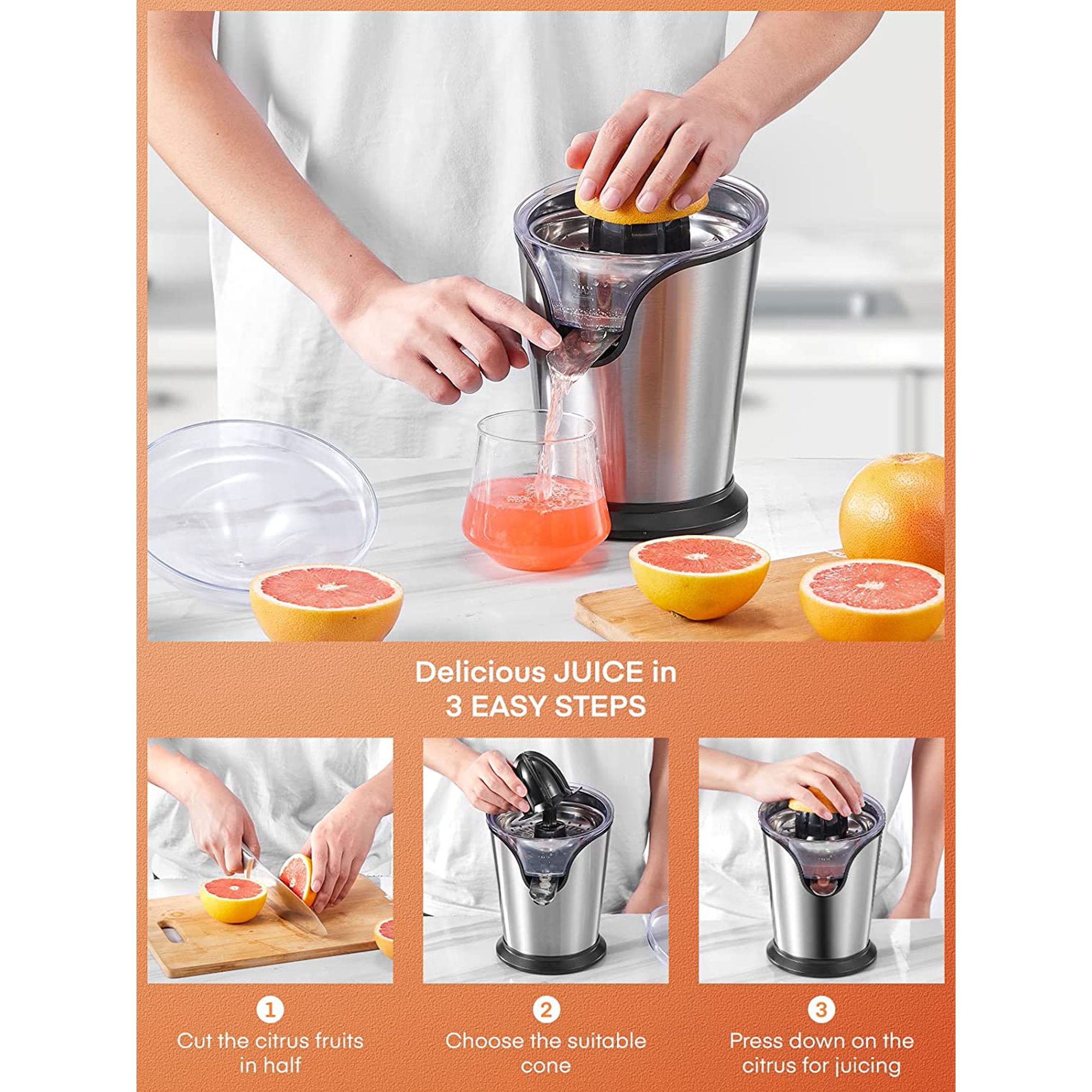  HOT DEAL Citrus Juicer Electric Bundle with Shaved Ice