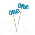 thumbnail image 2 of Darling Souvenir, One First Birthday Cupcake Toppers, Dessert Decorations - Pack Of 20, 2 of 3