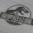 thumbnail image 3 of Jurassic Park - Sudadera Logo en Chino para Hombre (Gris Deportivo, Negro), 3 of 3