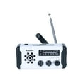 thumbnail image 1 of Feltree Nouvelle Radio d'Urgence Extérieure Étanche à Manivelle avec Charge Solaire et Lumière Forte, 1 of 5