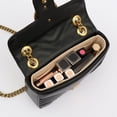 thumbnail image 5 of Organizador de maquillaje, bolsa de fieltro con inserto para mujer, bolsa interior de viaje, organizador con cremallera, bolso de mano, forro, bolsas de almacenamiento de cosméticos, bolsillo interior, 5 of 5