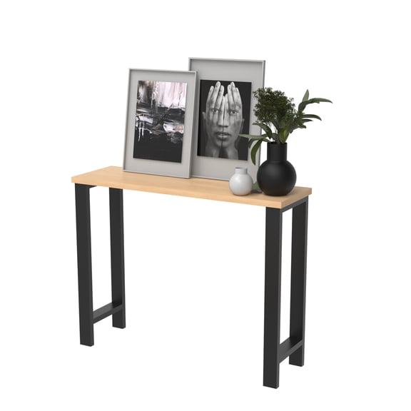 Recibidor Credenza Multiusos Randu 100x30 Color Mad Clara 1 Pulgada De Grosor Práctico Y Moderno