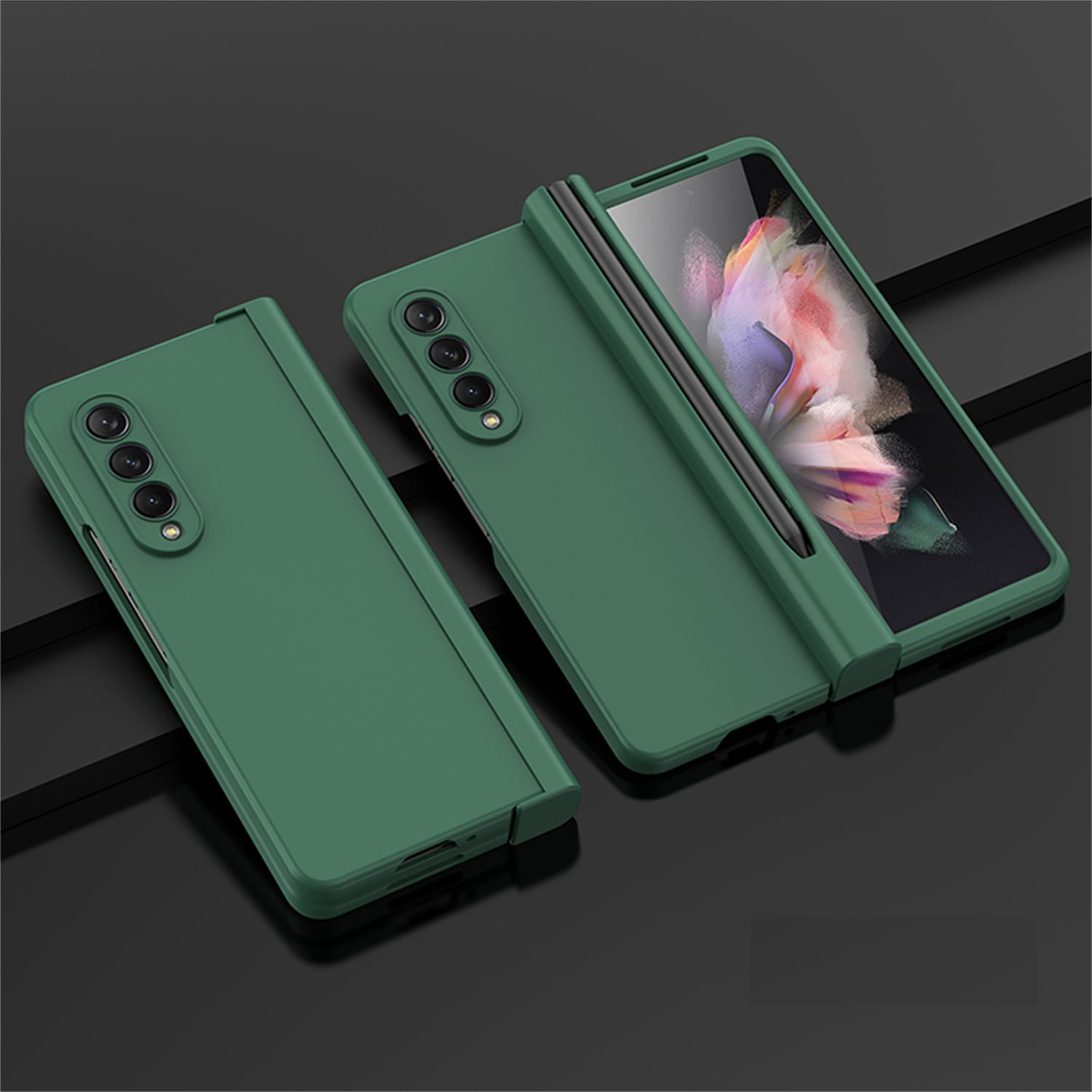 Case Compatible with Samsung Galaxy Z Fold 4 2022, Dteck [Front