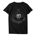 thumbnail image 4 of Pompotops Pull-over Femme à Manches Courtes Casual Letterprint, 4 of 7