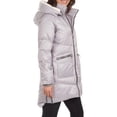 thumbnail image 2 of Kendall + Kylie Women's Quilted Midi Puffer Coat Gray S, 2 of 3