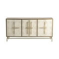 thumbnail image 4 of Crestview Collection 3-Door Bengal Manor Wood Sideboard in White, 4 of 4