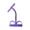 purple, variant on 4-Tube Sit-Up Resistance Band, Upgraded Pedal Exerciser for Abs Legs, Home Gym Fitness