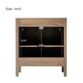 thumbnail image 4 of Harper & Bright Designs 30" Wood Bathroom Vanity with Single Sink, Combination Under Counter Sink, Bathroom Storage Cabinet with Soft Closing Door, Wood, 4 of 15