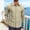 (Casual 63)Khaki, variant on Mens Fashion Shirt Solid Color Blouse Casual Long Sleeve Summer Turndown Collar Button-Up Cardigan Pocket Tops Tees