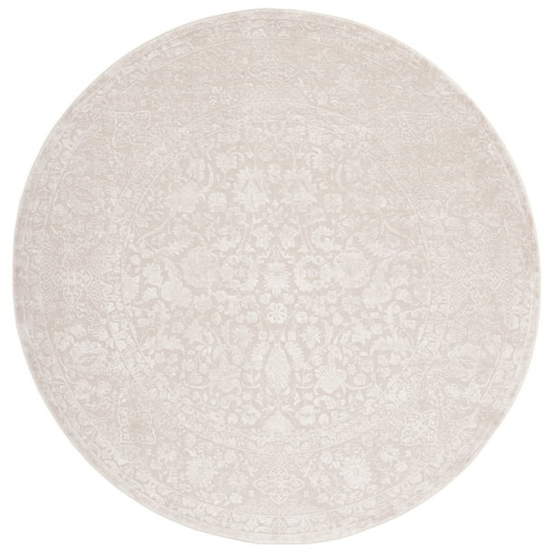 SAFAVIEH Reflection Collection RFT667D Creme / Ivory Rug