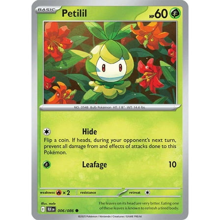 Pokemon Black Bolt Common Petilil #6