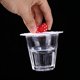 thumbnail image 5 of Taza de silicona transparente cereza resistente al calor tapa reutilizable a prueba de polvo (rojo) Ehuebsd Libre de BPA, 5 of 7