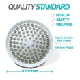 thumbnail image 3 of Costyle Luxury Shower Head 6-inch High-Pressure Rain Shower with 90 Jets in Chrome, 3 of 5