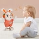 thumbnail image 1 of Jacenvly - Juguetes educativos para niños: Conejito adorable, robot eléctrico que canta y baila, música ligera, proyección, juguete de baile, regalos de cumpleaños para mujeres, artículos en, 1 of 7
