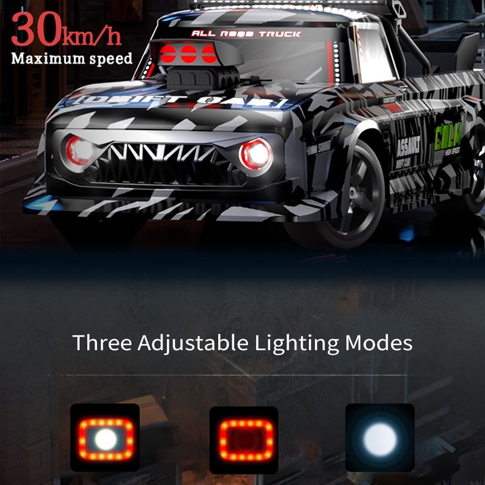 1:12 4WD Remote Control Drift Car High-Speed Racing Vehicle with LED Lights
