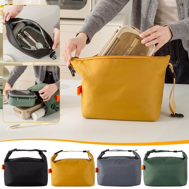 Bolsa Isotérmica de Aluminio de Gran Capacidad para El Almuerzo | Bolsa de Picnic Portátil E Impermeable | 24 X 14 X 22 Cm | Sjj250701001Ag