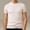 Khaki, variant on COSFO T Shirts for Man Summer Short Sleeve Knit Shirt Slim Fit Solid Crew Neck Casual Shirts for Men L