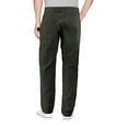 thumbnail image 2 of Men's 100% Cotton Classic Fit Work Jeans Hammer Loop Carpenter Denim Pants (Olive, 32W x30L), 2 of 3