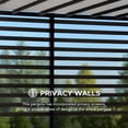 thumbnail image 4 of Sunjoy 10 ft. x 12 ft. Modern Metal Pergola with White Adjustable Garden Shade, 4 of 10