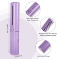 thumbnail image 2 of Jumpingount Peine caliente de pelo morado, carcasa antiescaldado, amplio rango de temperatura, fácil operación, plancha de pelo Cuidado del cabello, 2 of 6