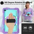 thumbnail image 2 of Dteck for Samsung Galaxy Tab A 8.4" Case 2020 with Crossbody Shoulder Strap, 360 Rotating Hand Strap& Stand, Heavy Duty Child Proof Shockproof Case for SM-T307/T307U, Purple, 2 of 8