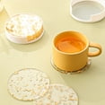 thumbnail image 1 of Just Released,Gold Foil Acrylic Drink Mat, Insulating Home Table Mat, Heat-Resistant, Varied Designs, For Kitchen/Dining, Protects Surfaces, Decorative Cup Mat, Stylish Home Accents | Acrylic, Gold, 1 of 7