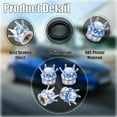 thumbnail image 3 of 4PCS Crown Bling Tire Stem Valve Caps, Crystal Diamond Tire Air Cap Set Universal Copper Core Stem Covers for Cars, SUV, Trucks, Bikes, Motorcycles, Bicycles (Silver & Blue), 3 of 7