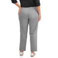 thumbnail image 3 of Just My Size Women’s Plus Size Pull-On Stretch Woven Pants, Also in Petite, 3 of 4