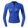 thumbnail image 2 of Chaquetas superiores de neopreno para mujer de 2 mm perfectas para esnórquel, buceo, surf, natación - , L L Macarena Traje de neopreno, 2 of 8