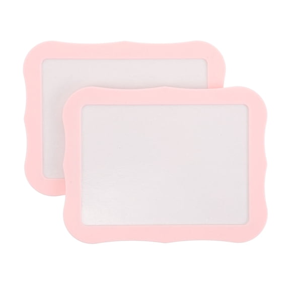 FUTUREORYY 2-Pack Magnetic Whiteboards for Locker, Dry Erase Reminder Board with Magnetic Backing