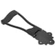 thumbnail image 4 of Pieza trasera de guitarra trapecio, accesorio de instrumento de Metal de 6 cuerdas para reemplazo, color negro, 4 of 12