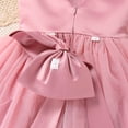 thumbnail image 5 of IBTOM CASTLE Toddler Flower Girl Dress Baby Butterfly Ruffle Tulle Tutu Dress Princess Birthday Party Pageant Formal Wedding Prom Gown 18-24 Months Pink, 5 of 7