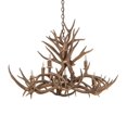 thumbnail image 3 of Meyda Tiffany 200456 Long Antlers 8 Light 33" Wide Antler Candle Style Chandelier - Copper, 3 of 4