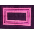 thumbnail image 1 of Ahgly Company Indoor Rectangle Abstract Pink Modern Area Rugs, 7' x 9', 1 of 4