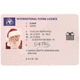 thumbnail image 1 of Santa Lost Flying Licence, Santa Driver's License, Plastic Santa Claus Father Driving Licence Style（Style 1）, 1 of 8