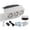 White Battery included, variant on Solar Car Window Exhaust Fan with Battery, Triple-Fan Portable Vehicle Ventilator, Quick-Install Air Circulator for Sedan SUV Truck