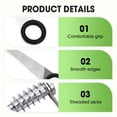 thumbnail image 4 of Spiral Cutter Stainless Steel Spiral Cutter For Veggies Cutters For Potatoes Cucumbers And Carrots, 4 of 4