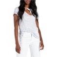 thumbnail image 1 of n:philanthropy Womens Dash Deconstructed Basic T-Shirt, Blue, Small, 1 of 1