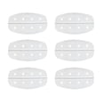 thumbnail image 1 of 6 almohadillas para el hombro para ropa interior, antideslizantes, de silicona transpirable, invisibles, para mujer, color blanco, 1 of 7