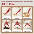 thumbnail image 2 of 2-in-1 Multi-Purpose Anti-Scalding Hot Bowl Dish Plate Gripper Clips Tongs Clamp Holder for Microwave Cooking Oven, 2 of 5