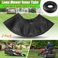 thumbnail image 3 of 2 Pack 15x6.00-6" Inner Tubes Heavy Duty with TR-13 Straight Stem Valve for Lawn Tractor Mower, Snow Blower, Riding Mowers, ATVs, Go-Karts, Golf Carts, Black, 3 of 10